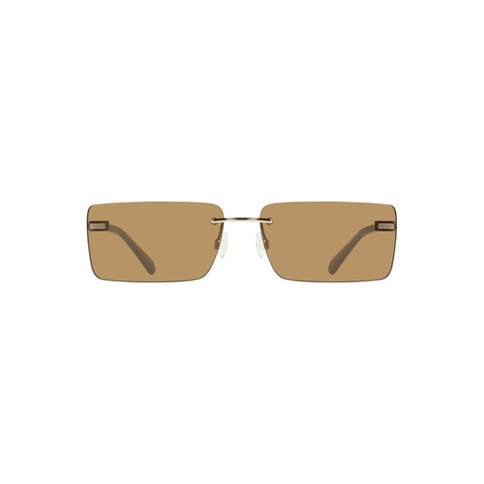 Calvin Klein Beige Metal Sunglass