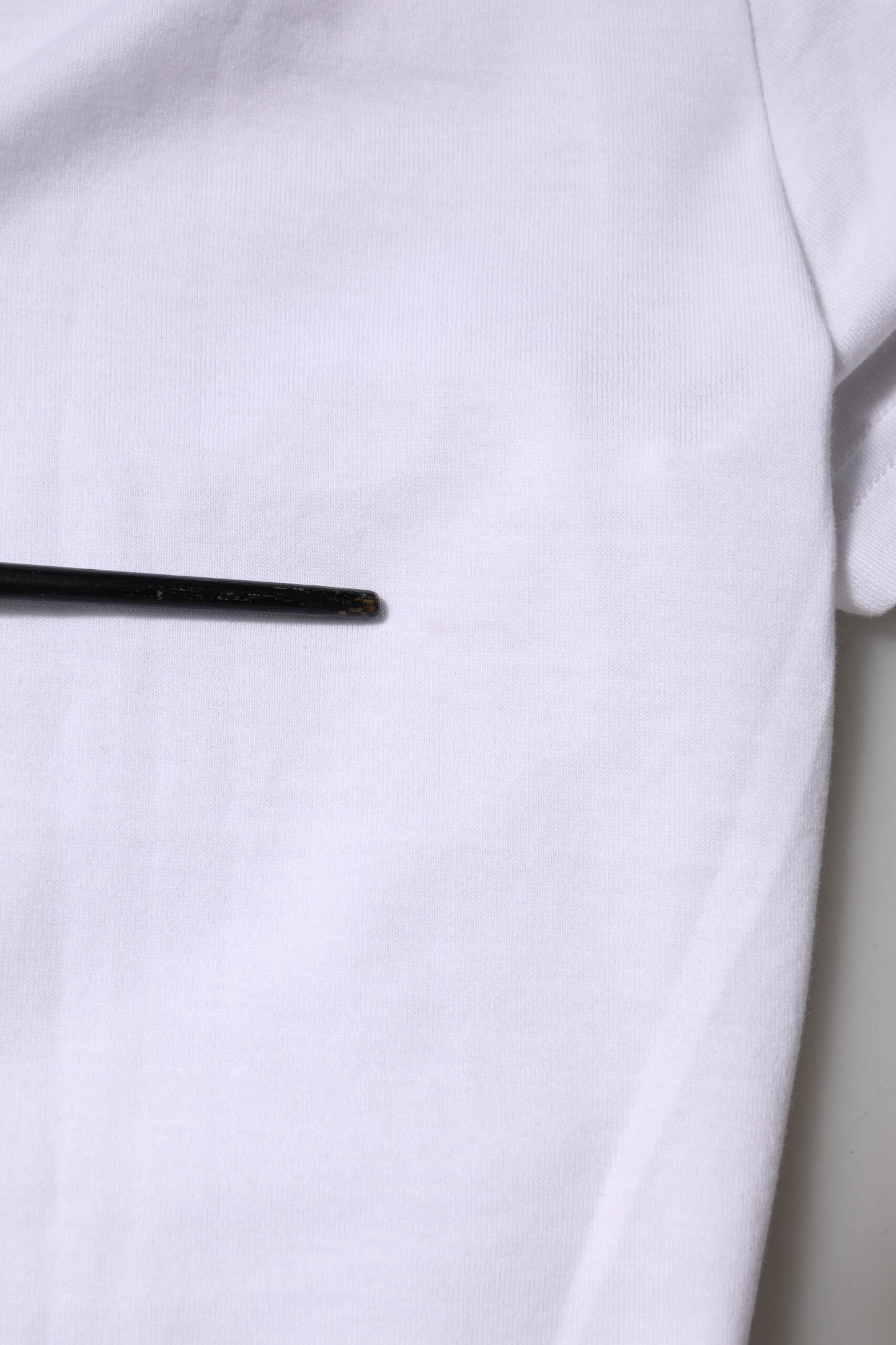 White Cotton Short Sleeve V-Neck Top T-shirt