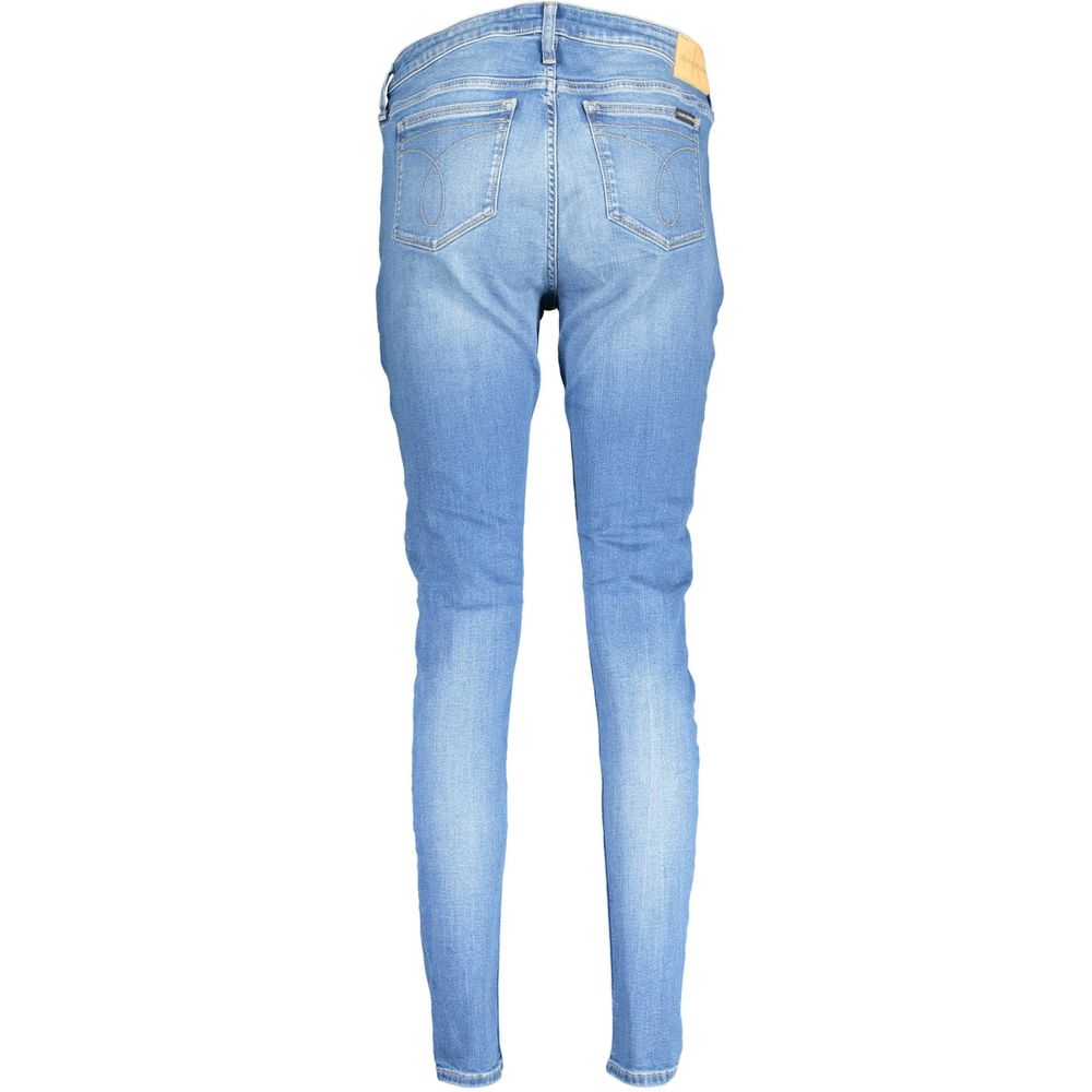 Calvin Klein Blue Cotton Jeans Denim
