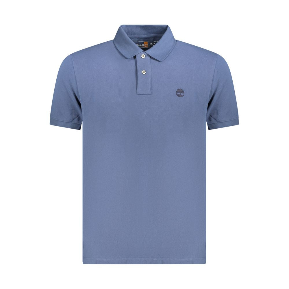 Timberland Blue Cotton Men Polo
