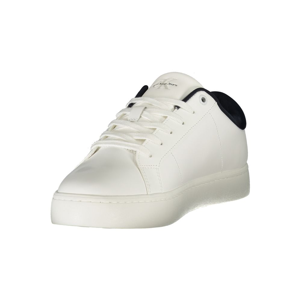 Calvin Klein White Polyester Sneaker