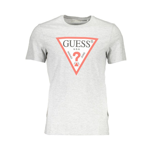 Guess Jeans Gray Cotton T-Shirt
