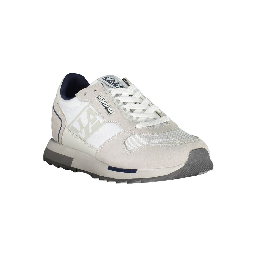 Napapijri White Leather Men Sneaker