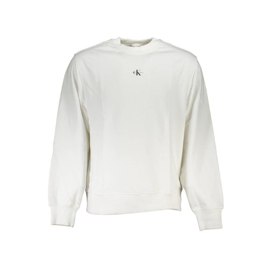 Calvin Klein White Cotton Sweatshirt