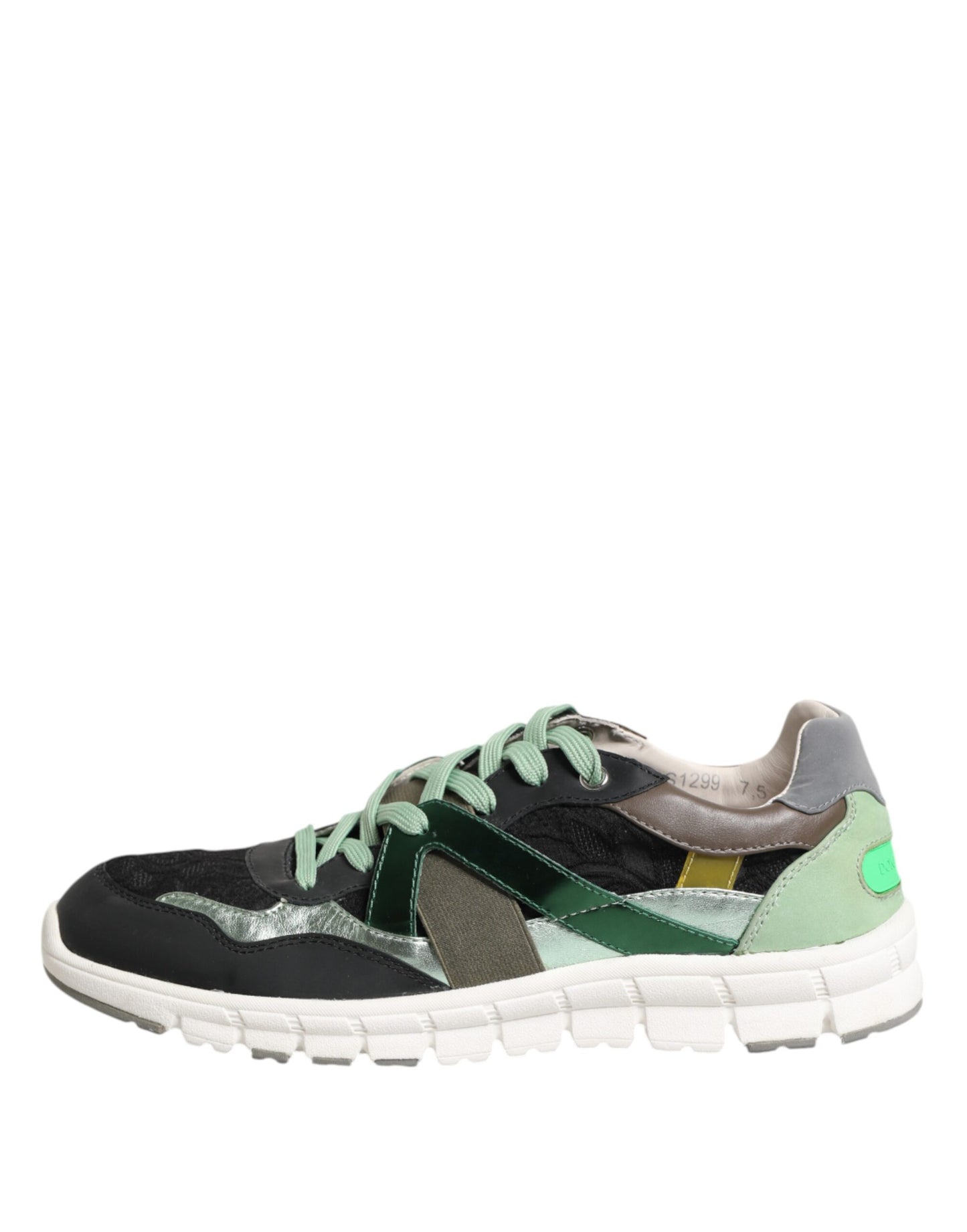 Dolce & Gabbana Multicolor Lace Up Low Top Sneakers Shoes
