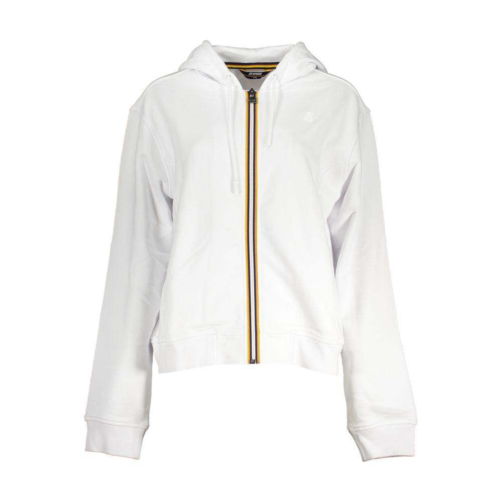 K-WAY White Cotton Sweatshirt