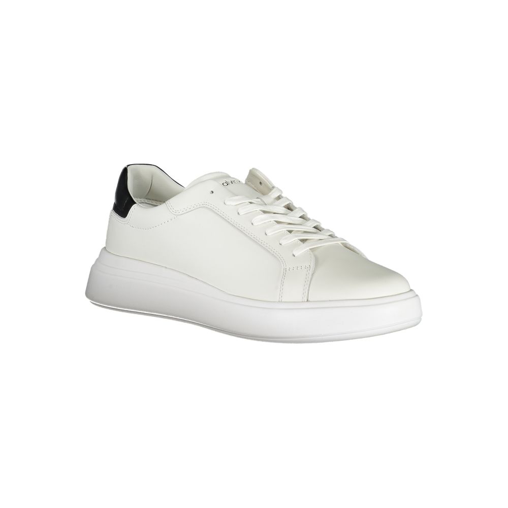 Calvin Klein White Polyester Sneaker