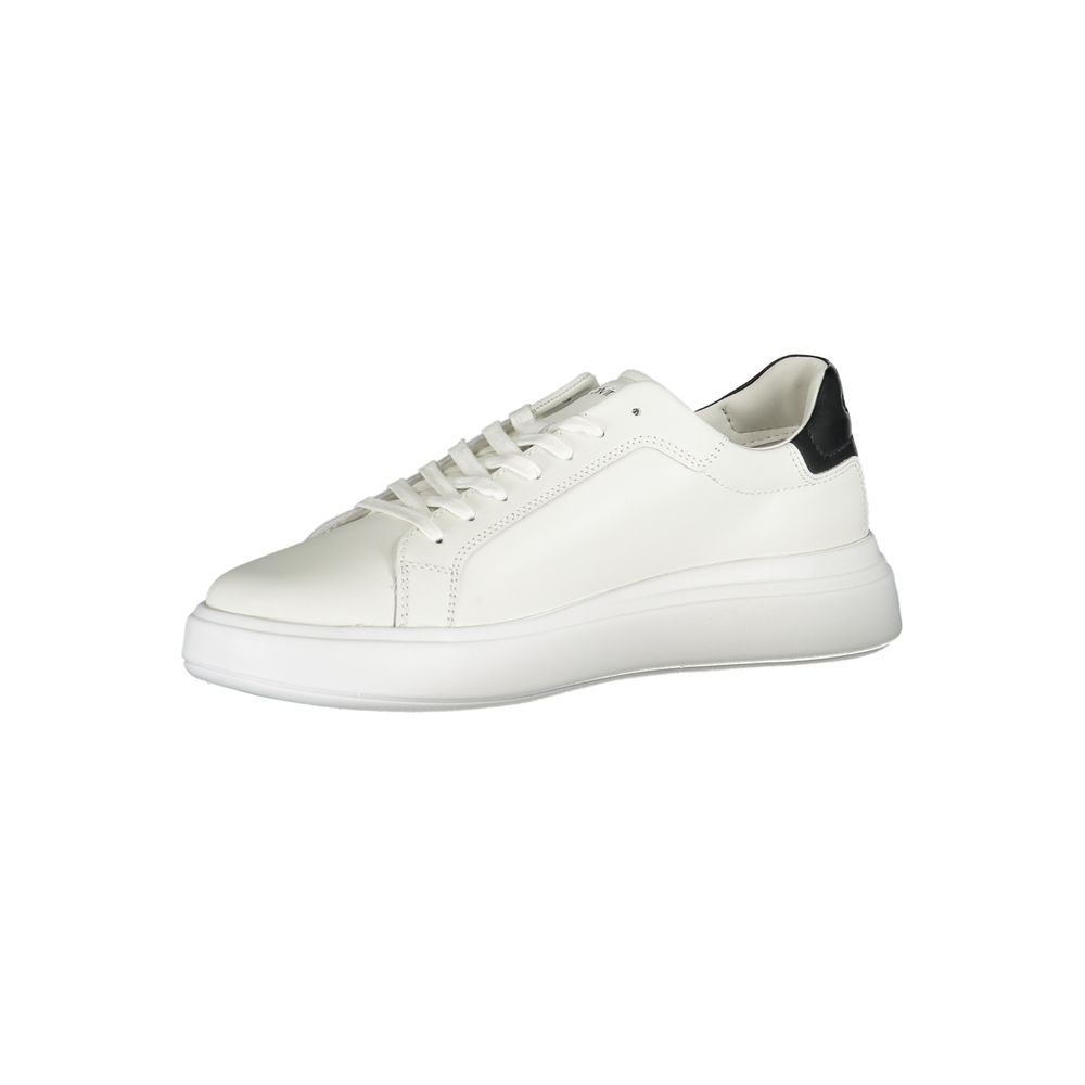 Calvin Klein White Polyester Sneaker