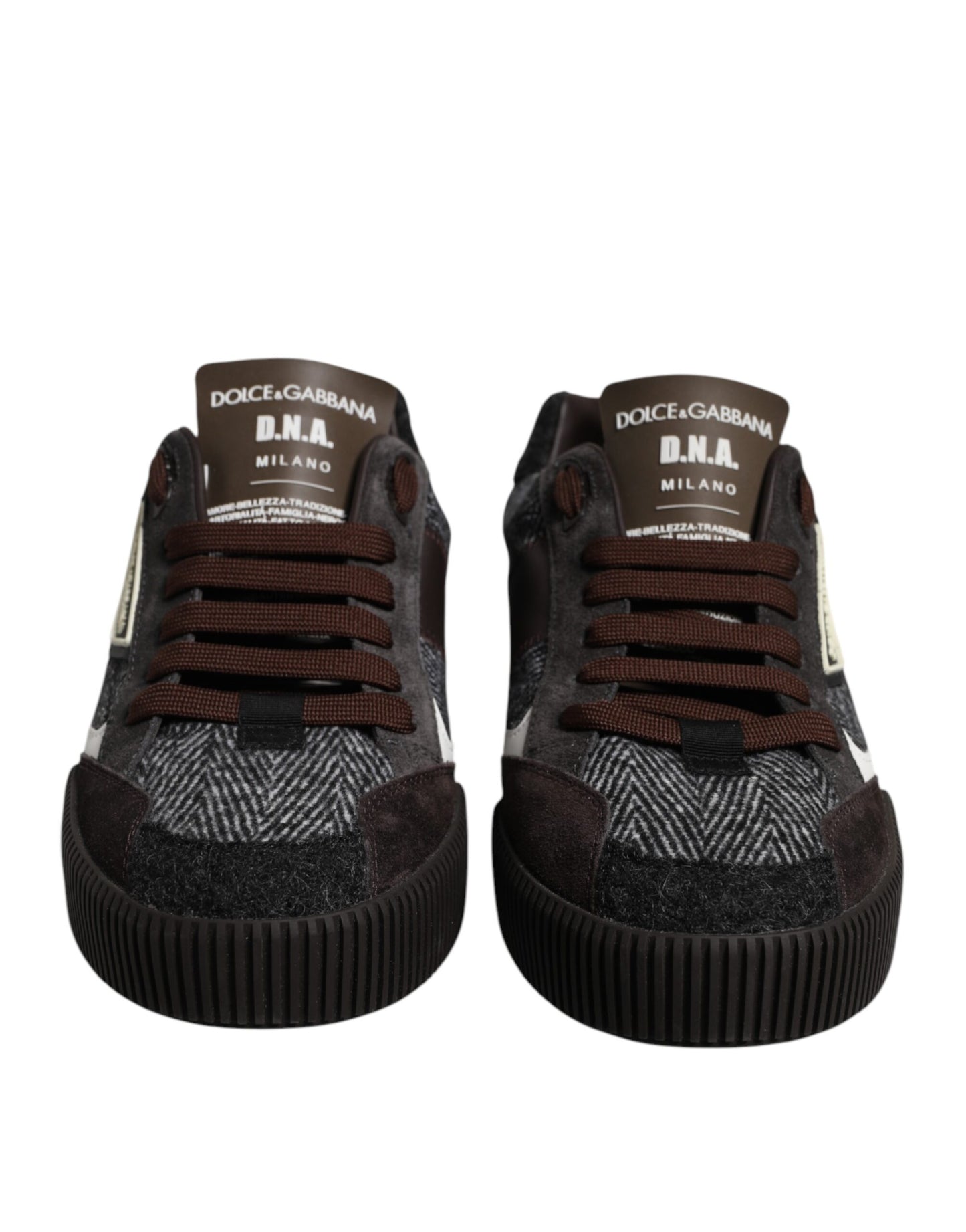 Multicolor Leather Low Top Sneakers Shoes