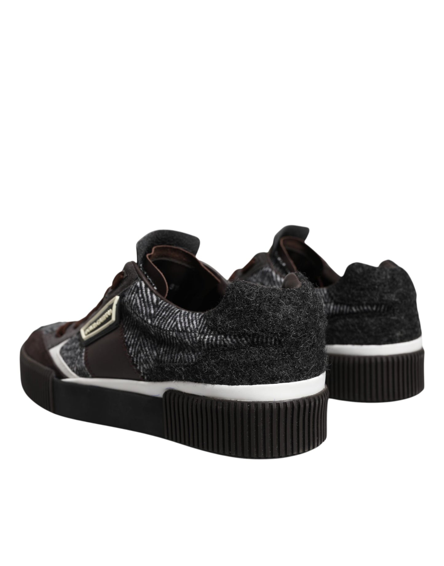 Multicolor Leather Low Top Sneakers Shoes