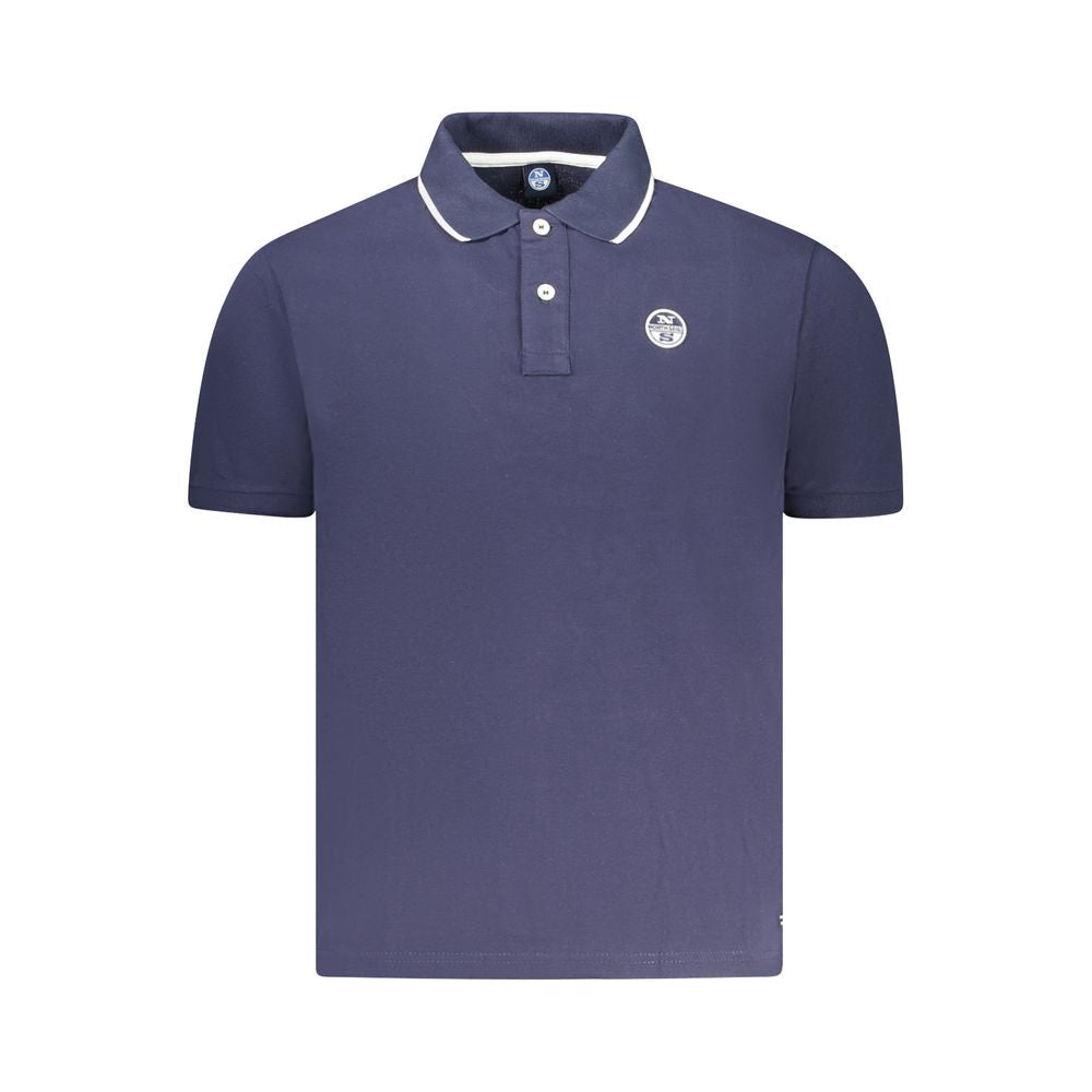 North Sails Blue Cotton Men Polo