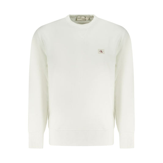 Calvin Klein White Cotton Sweatshirt