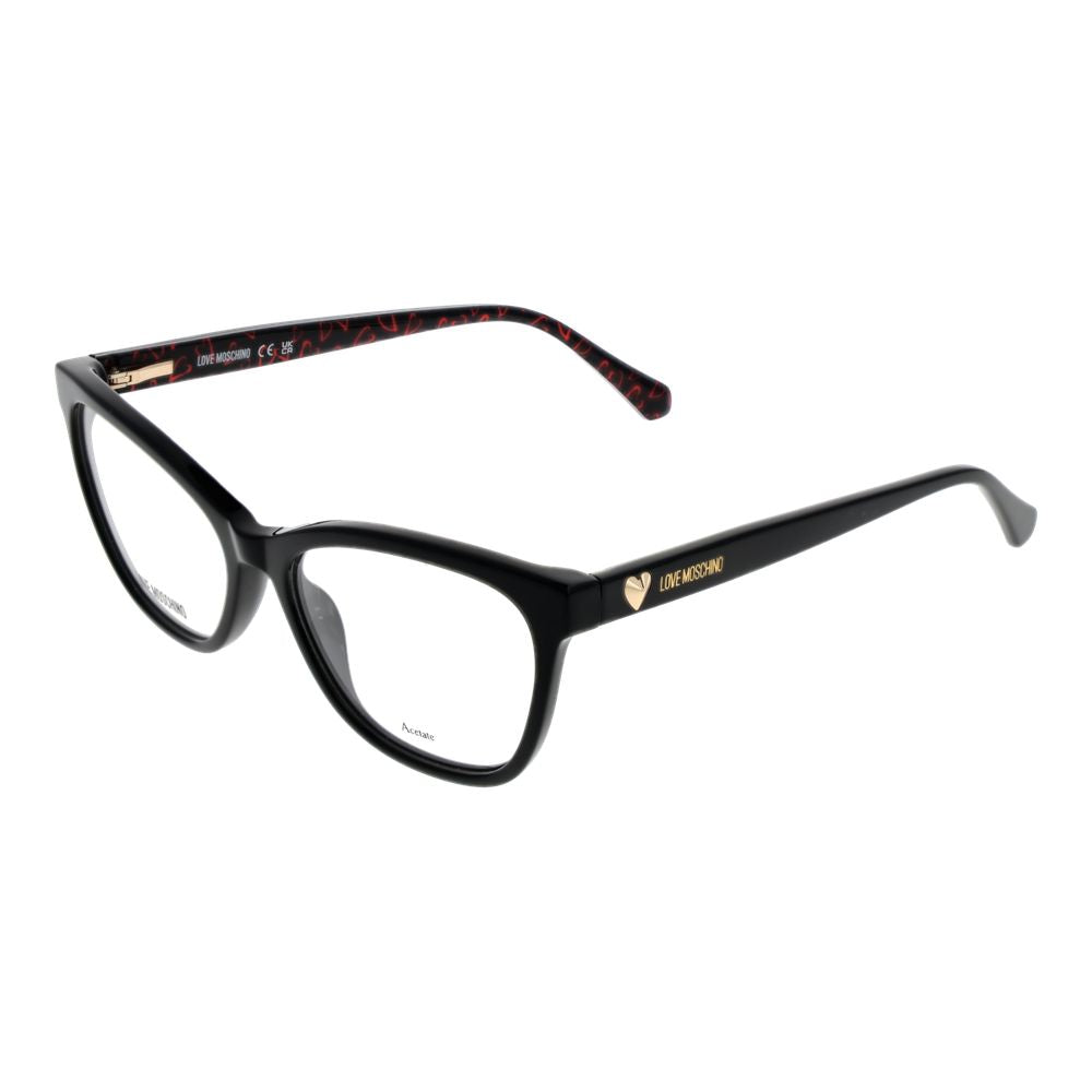 Love Moschino Black Acetate Glasses (Frames)
