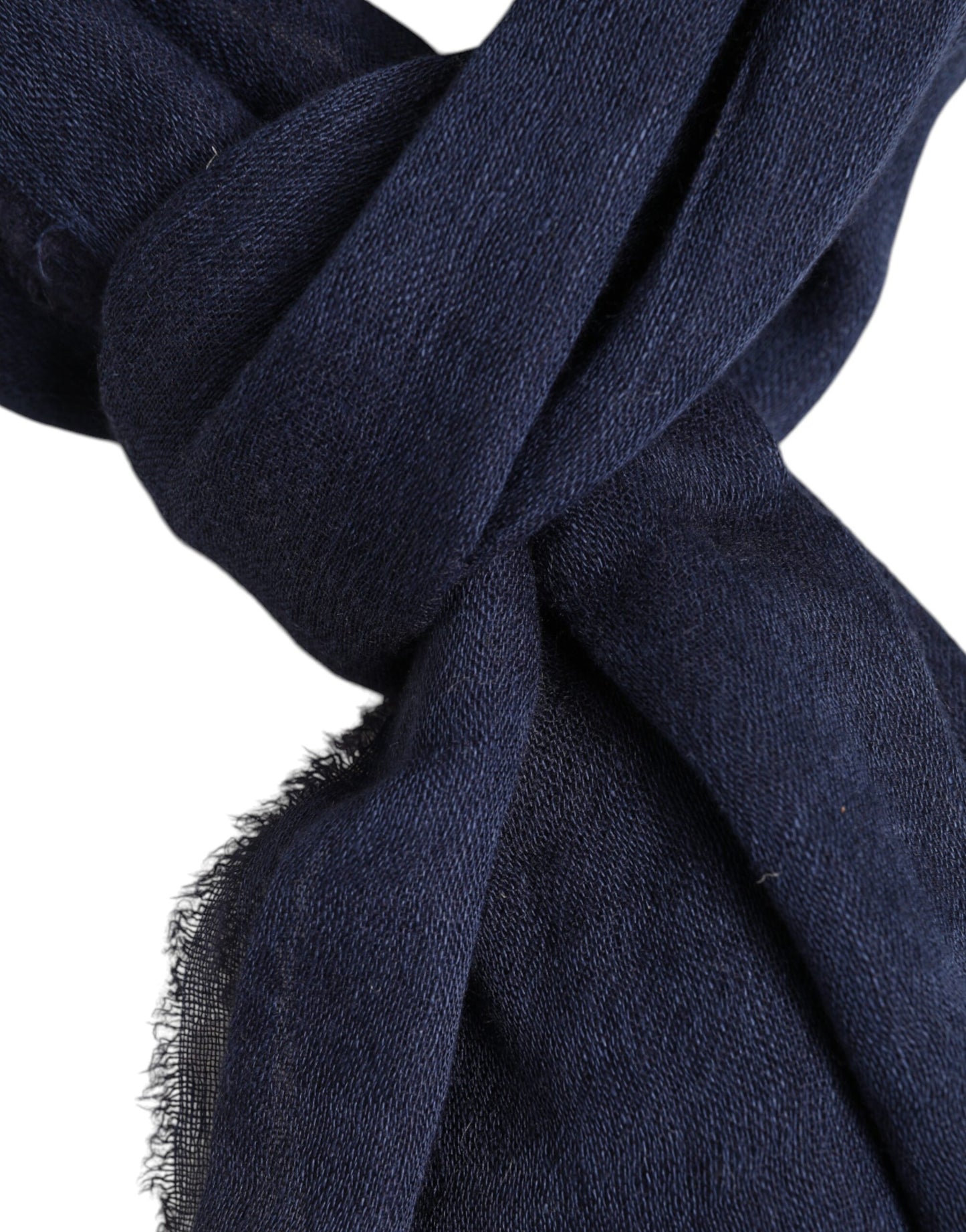 Dark Blue Neck Warmer Wrap Men Shawl Scarf