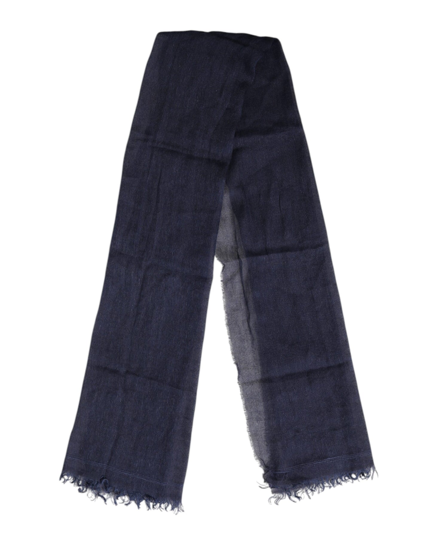 Dark Blue Neck Warmer Wrap Men Shawl Scarf