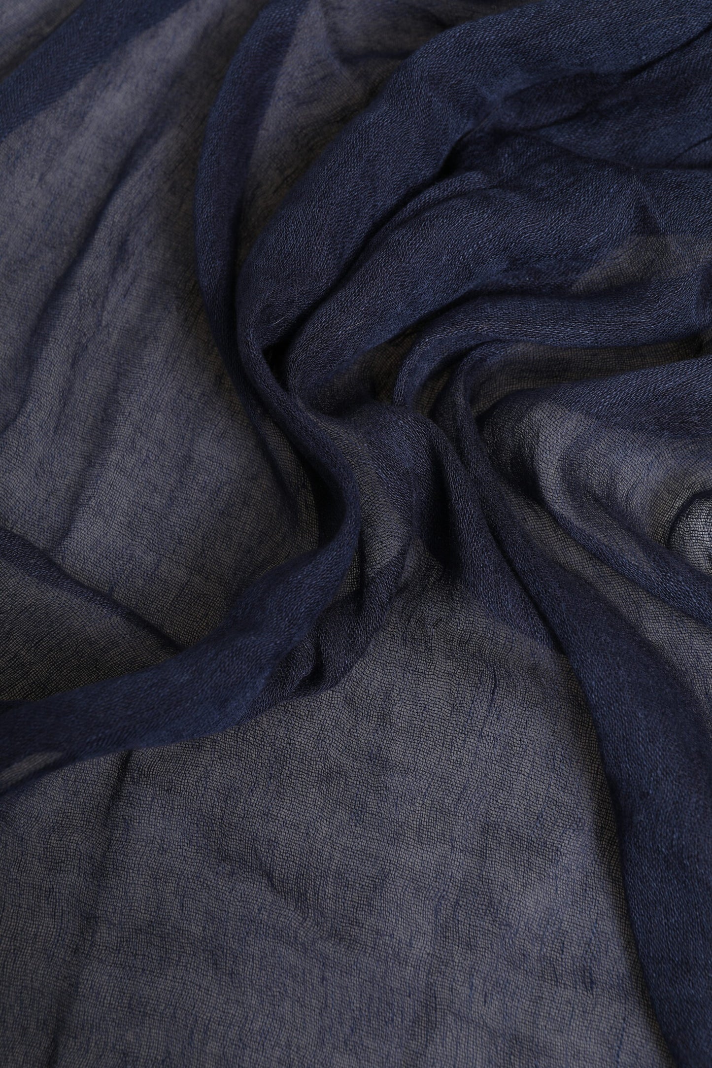Dark Blue Neck Warmer Wrap Men Shawl Scarf