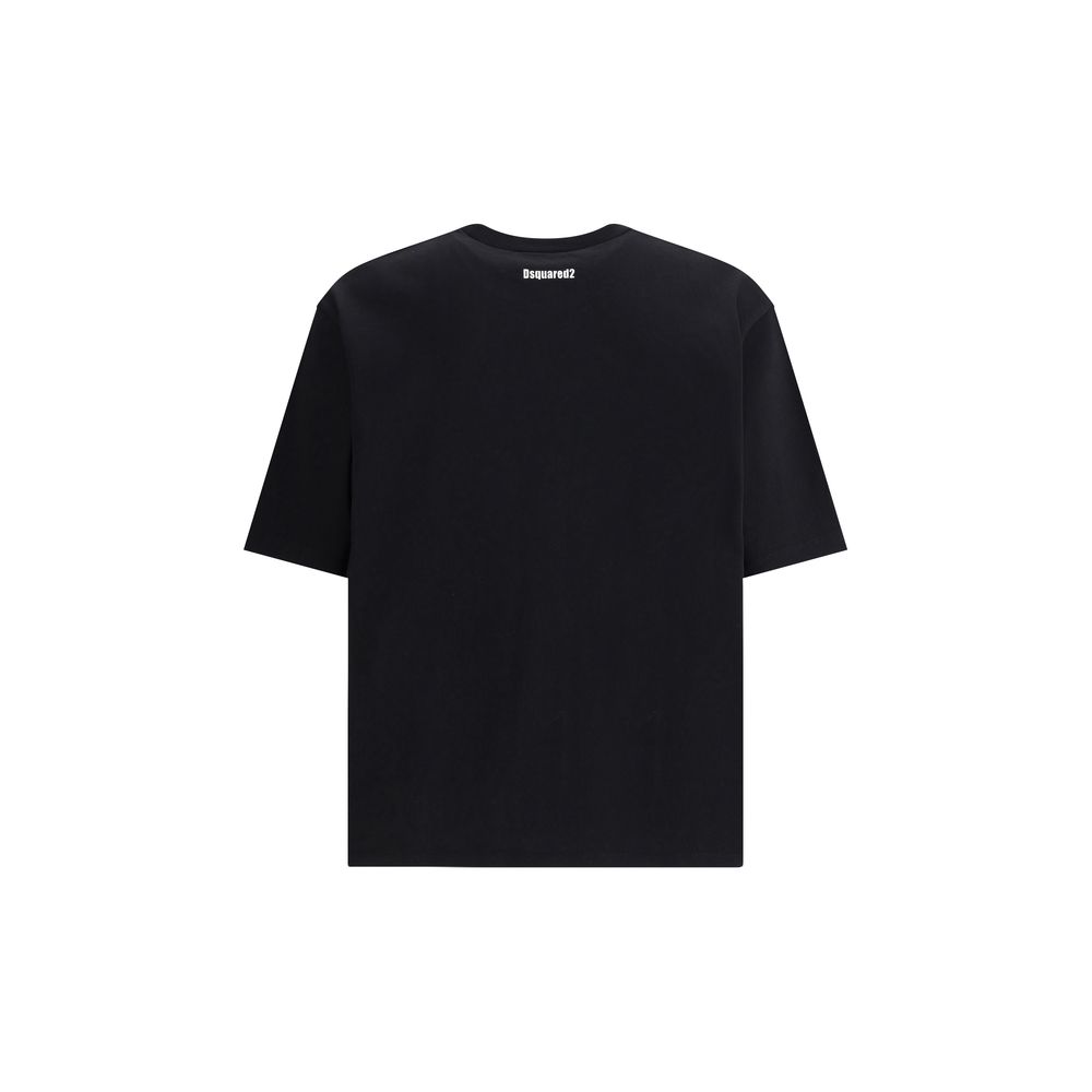 Dsquared² Black Cotton T-Shirt