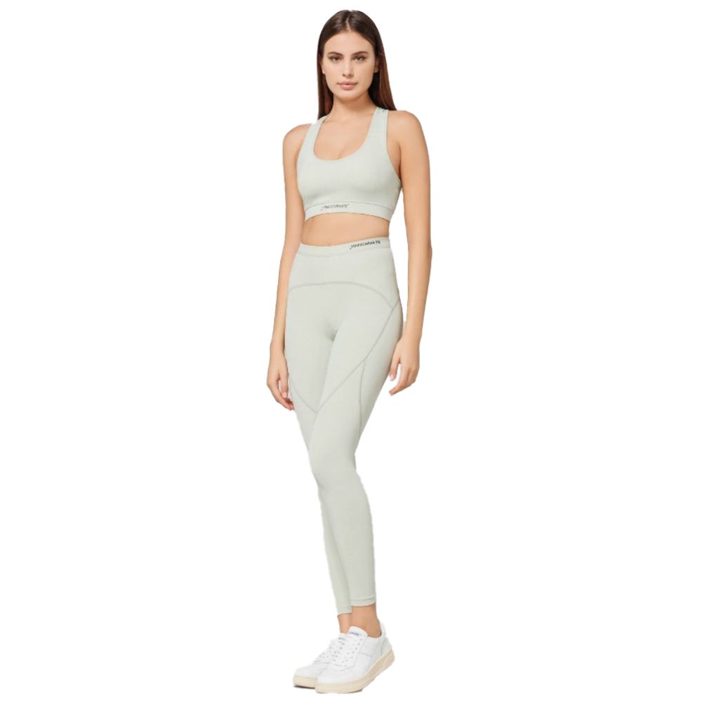 Green Polyamide Jeans & Pant