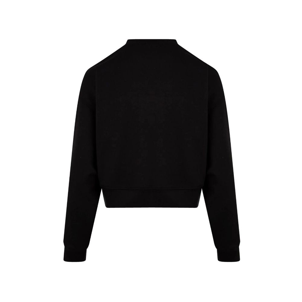Black Polyester Sweater
