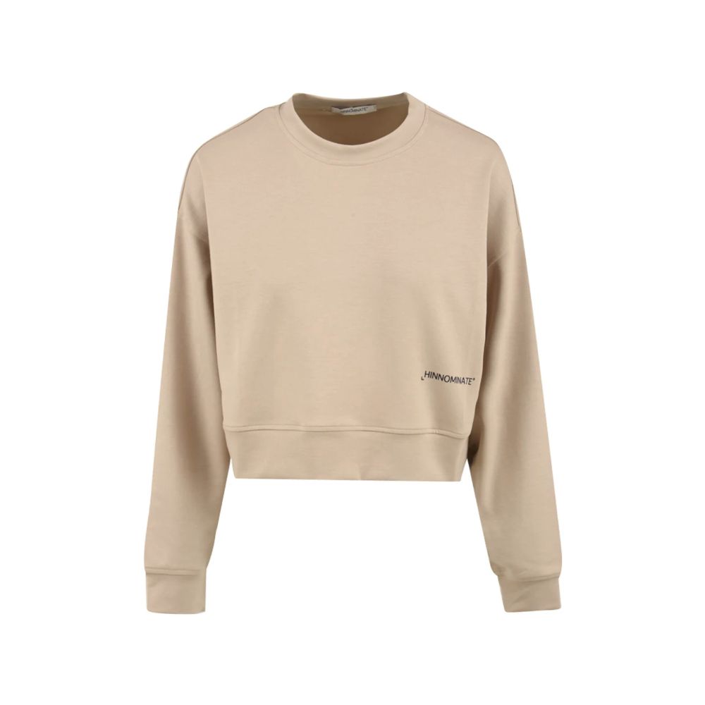 Beige Polyester Sweater