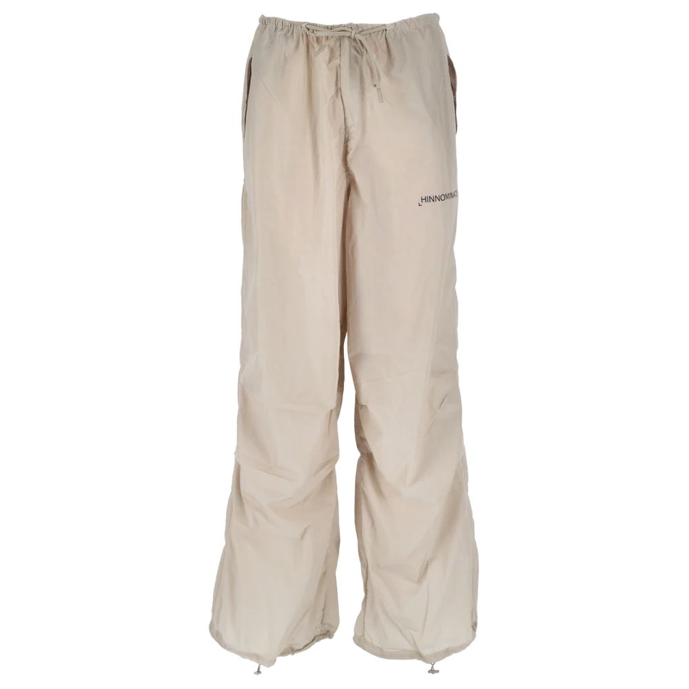 Beige Nylon Jeans & Pant