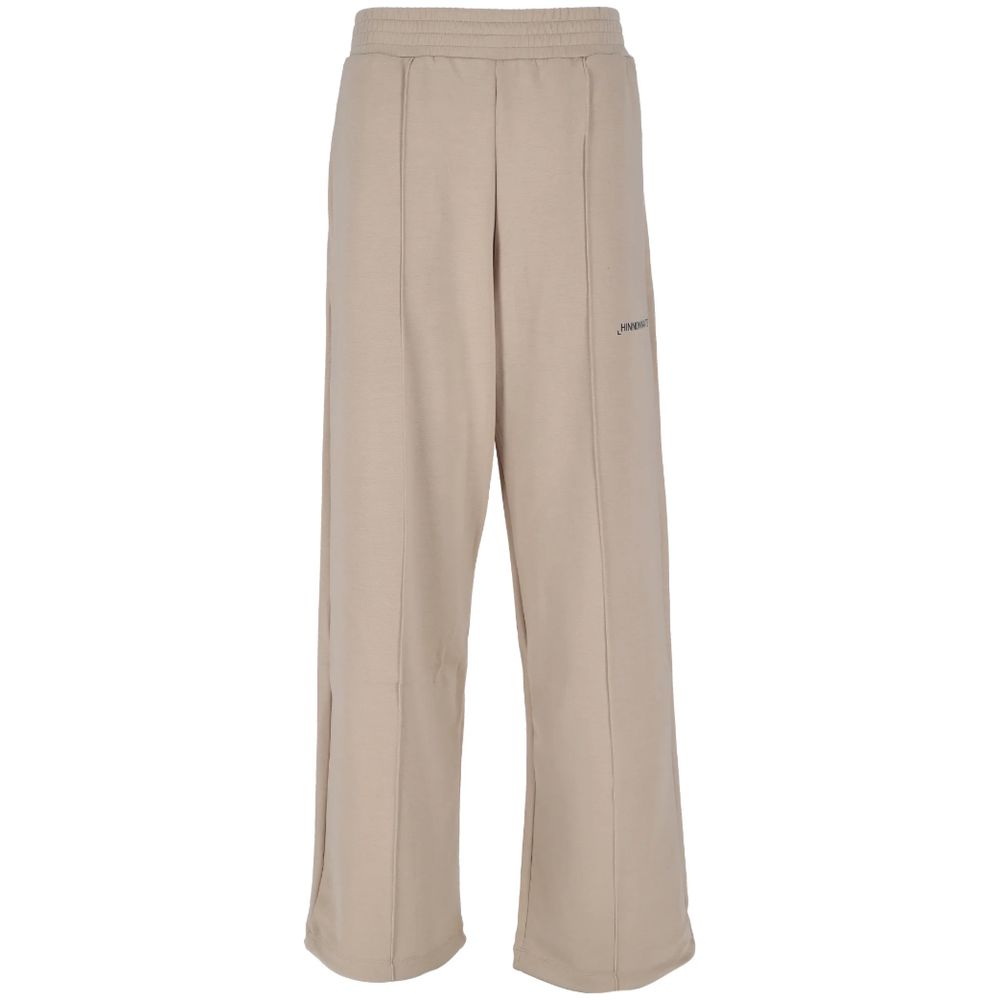 Beige Polyester Jeans & Pant