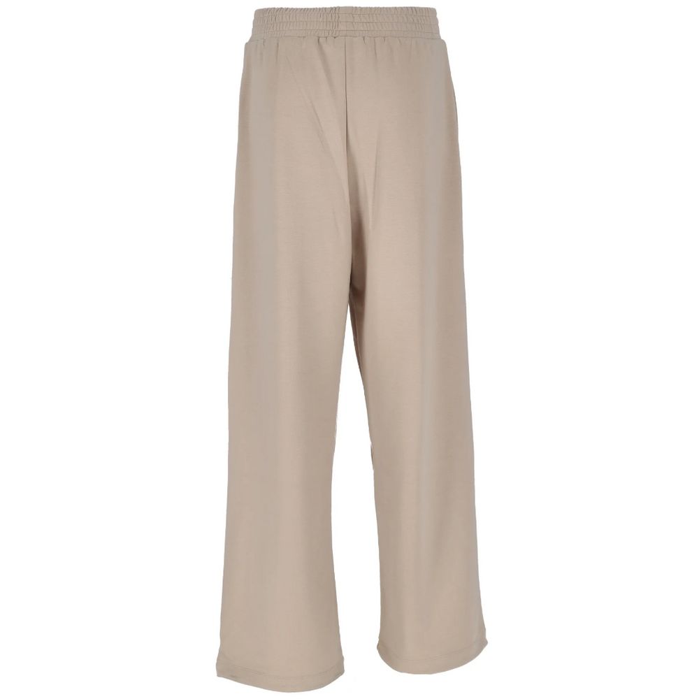 Beige Polyester Jeans & Pant