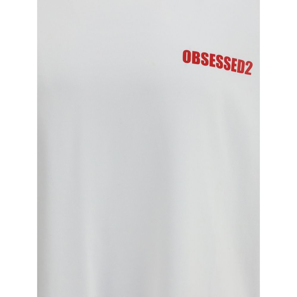 Dsquared² White Cotton T-Shirt