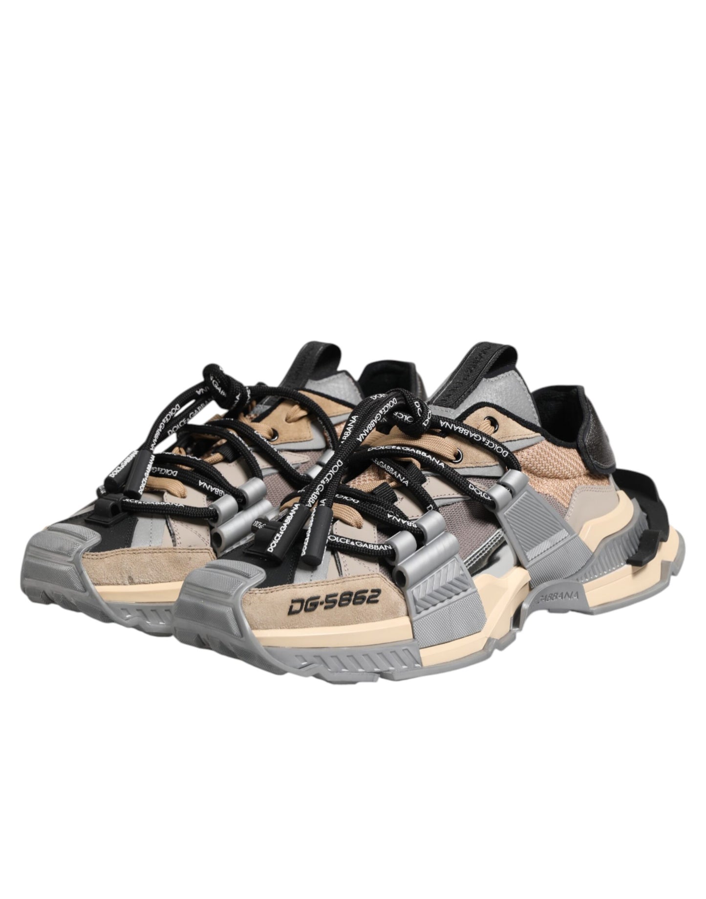 Multicolor Panelled Space Sneakers Shoes