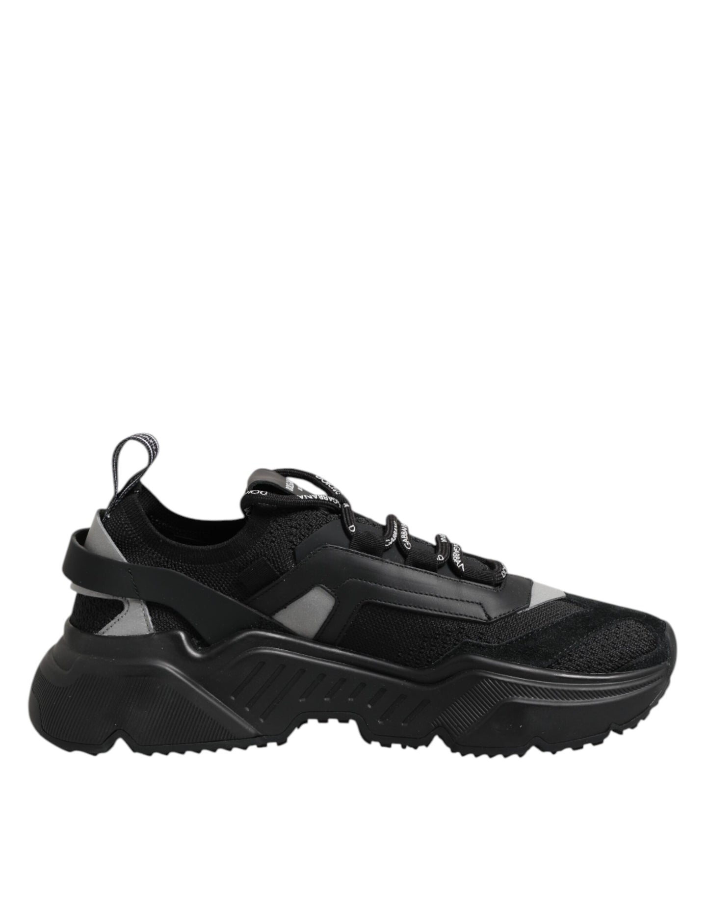 Black Leather Daymaster Low Top Sneakers Shoes
