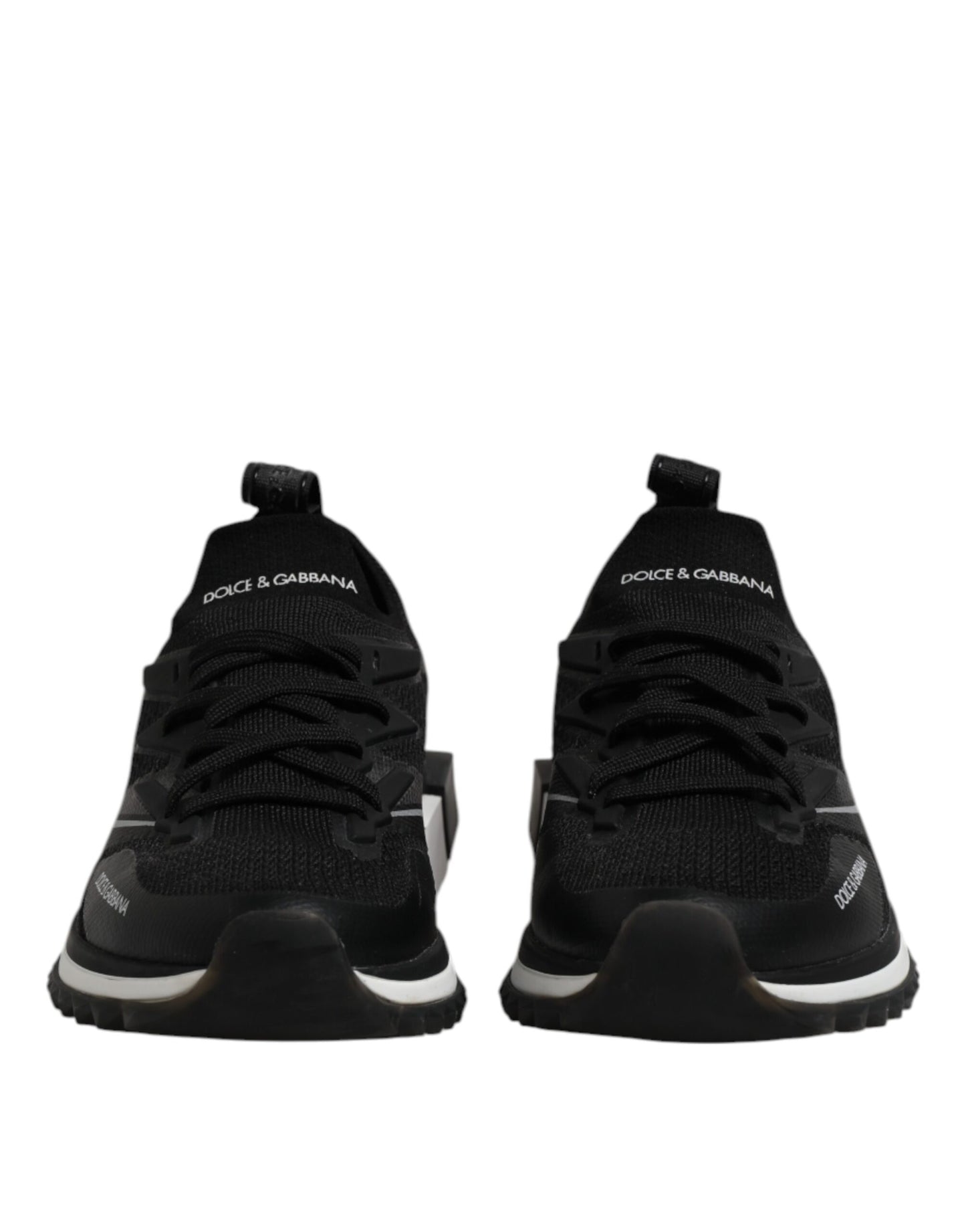 Dolce & Gabbana Black SORRENTO Sport Stretch Sneakers Shoes