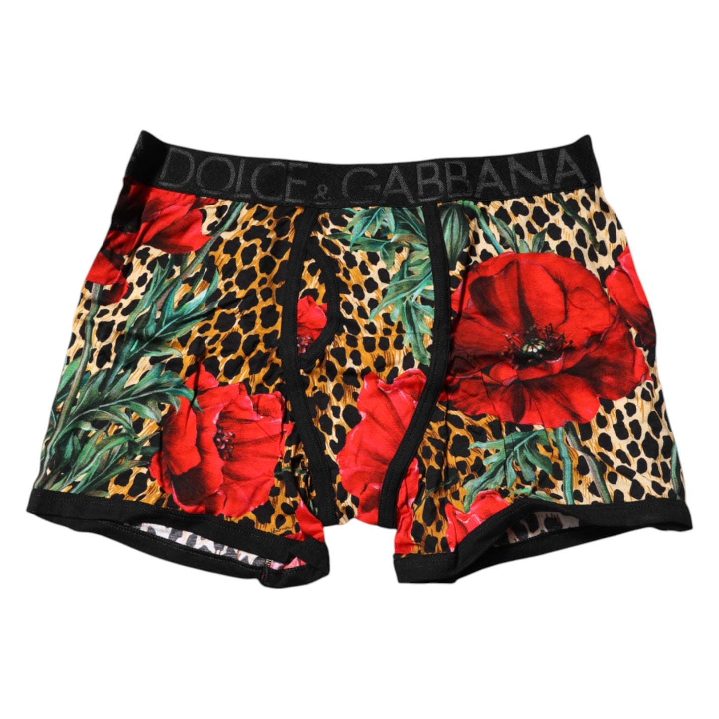 Brown Leopard Print Regular Boxer Underwear