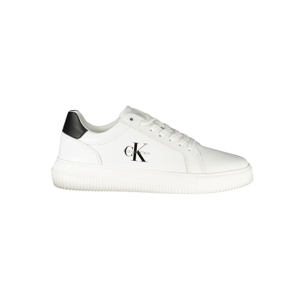 Calvin Klein White Polyester Sneaker