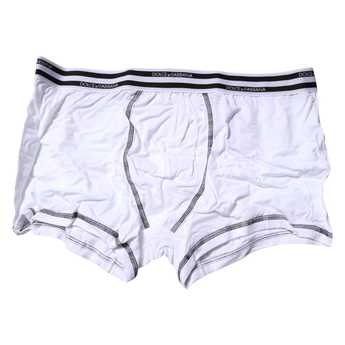 White Cotton Stretch Regular Boxer Underwear