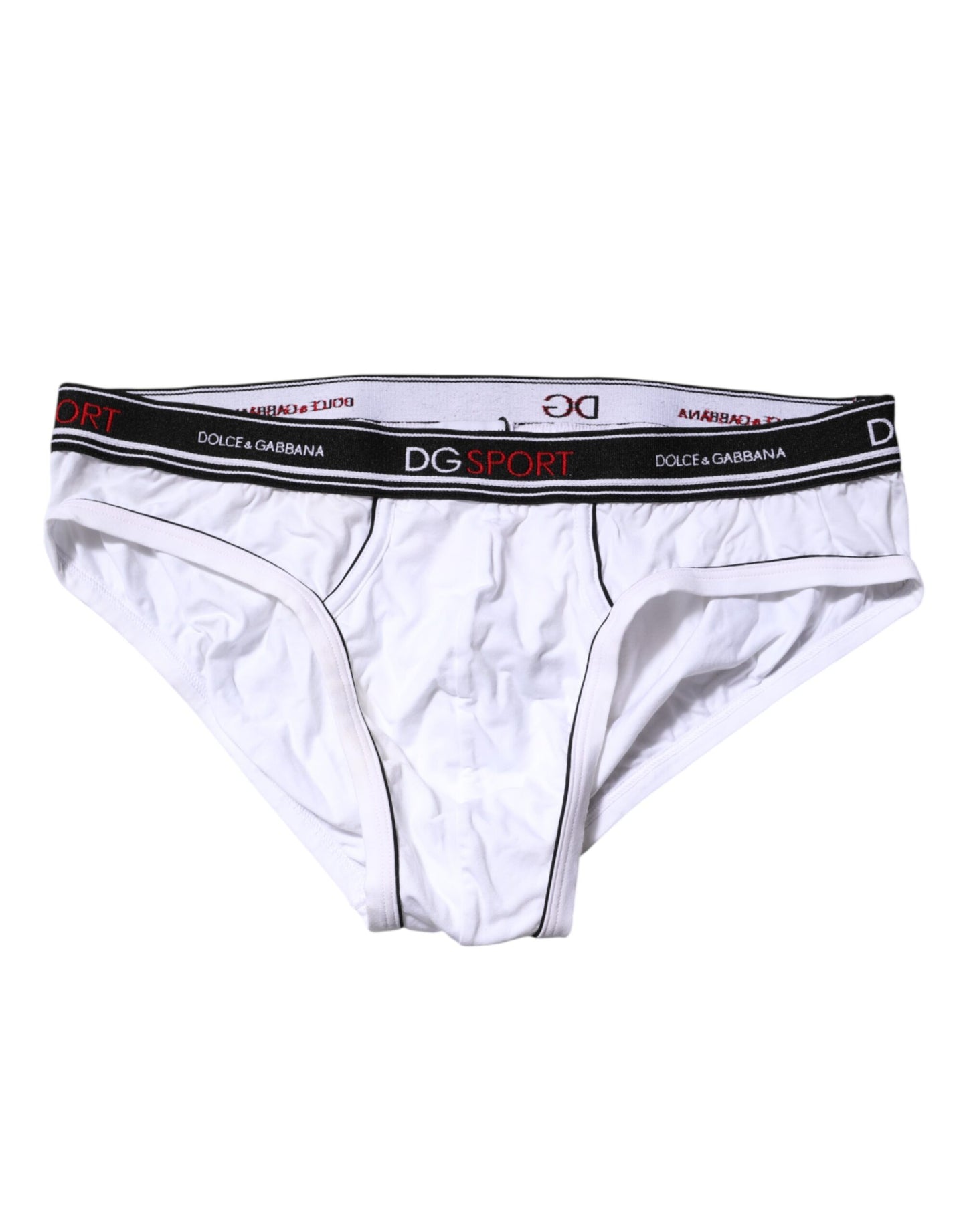 White Cotton Stretch Regular Brief Underwear