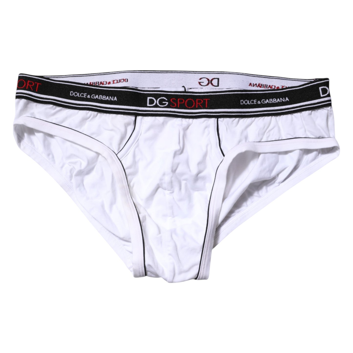 White Cotton Stretch Regular Brief Underwear