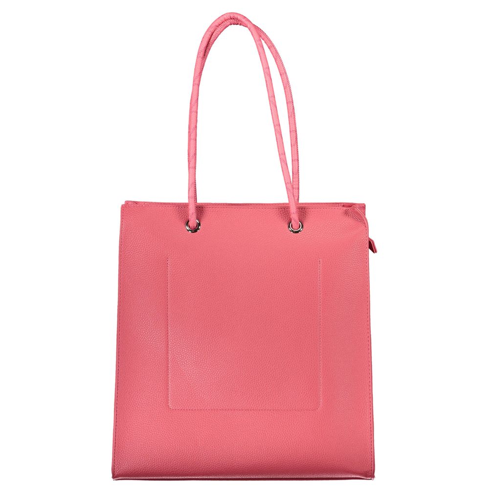 Pink Polyethylene Handbag