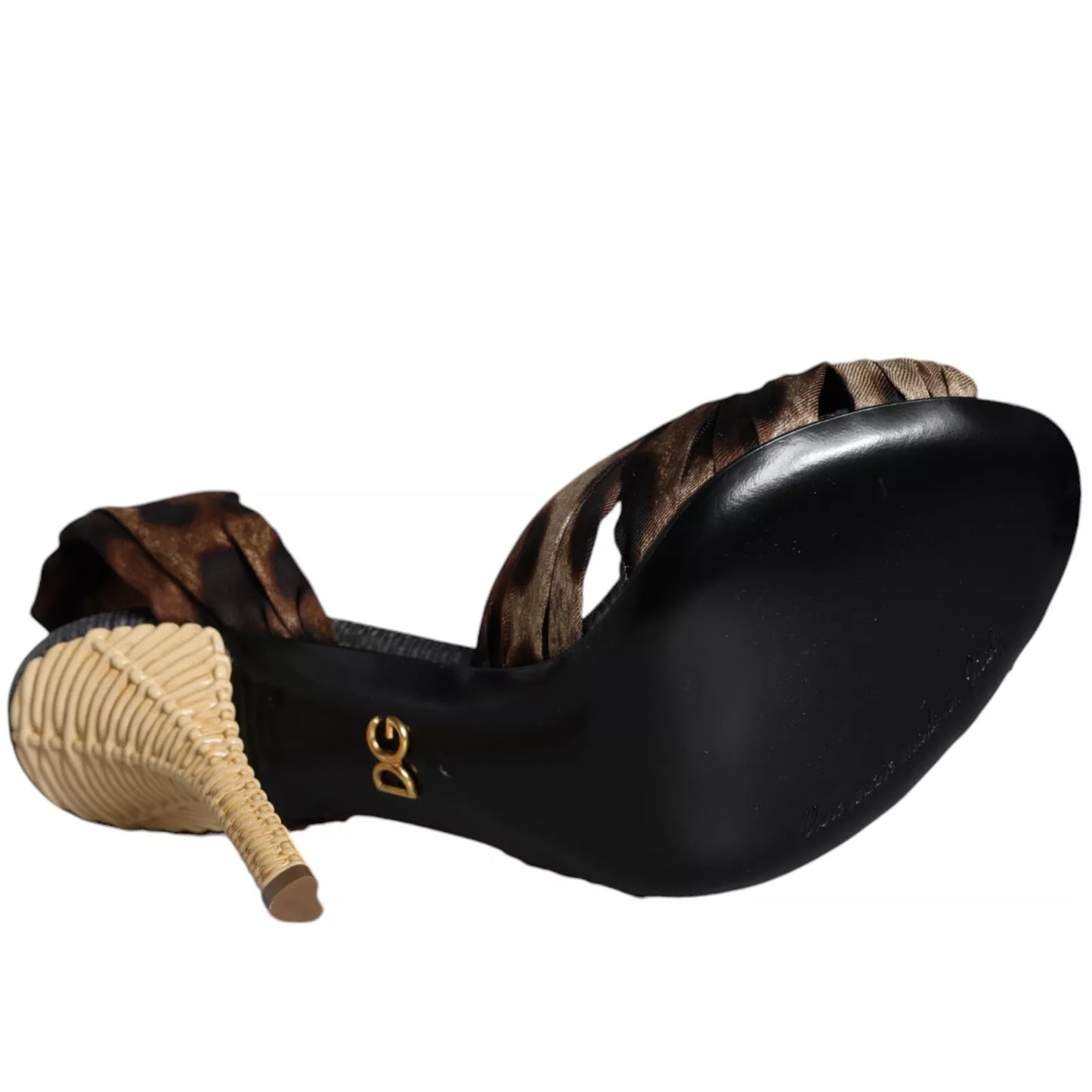 Brown Leopard Keira Heels Sandals Shoes