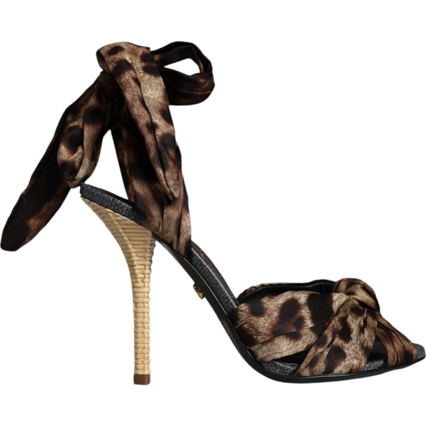 Brown Leopard Keira Heels Sandals Shoes