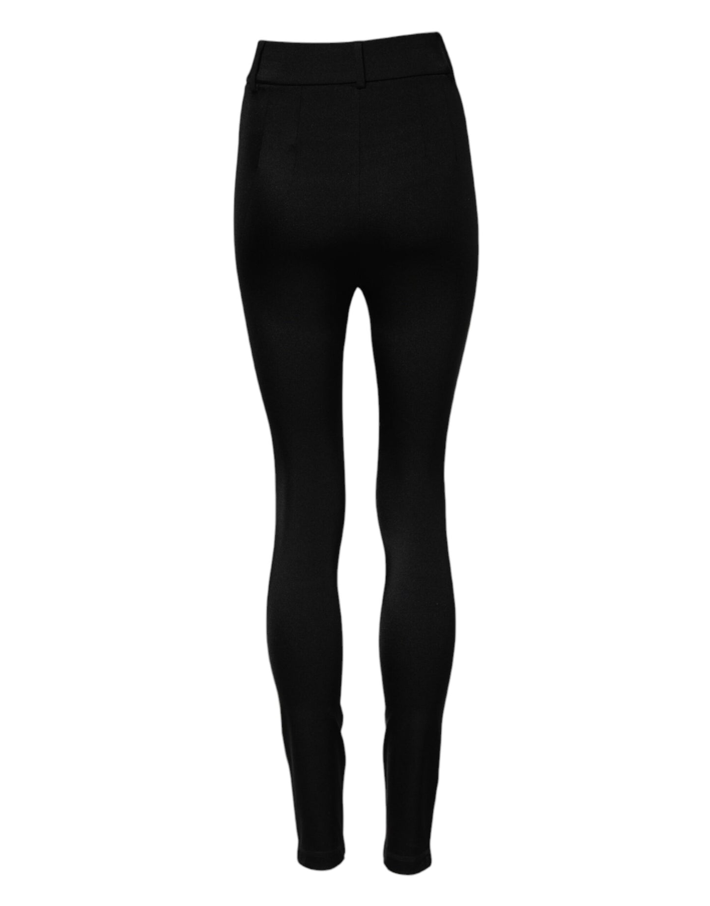 Dolce & Gabbana Black High Waisted Skinny Leggings Pants