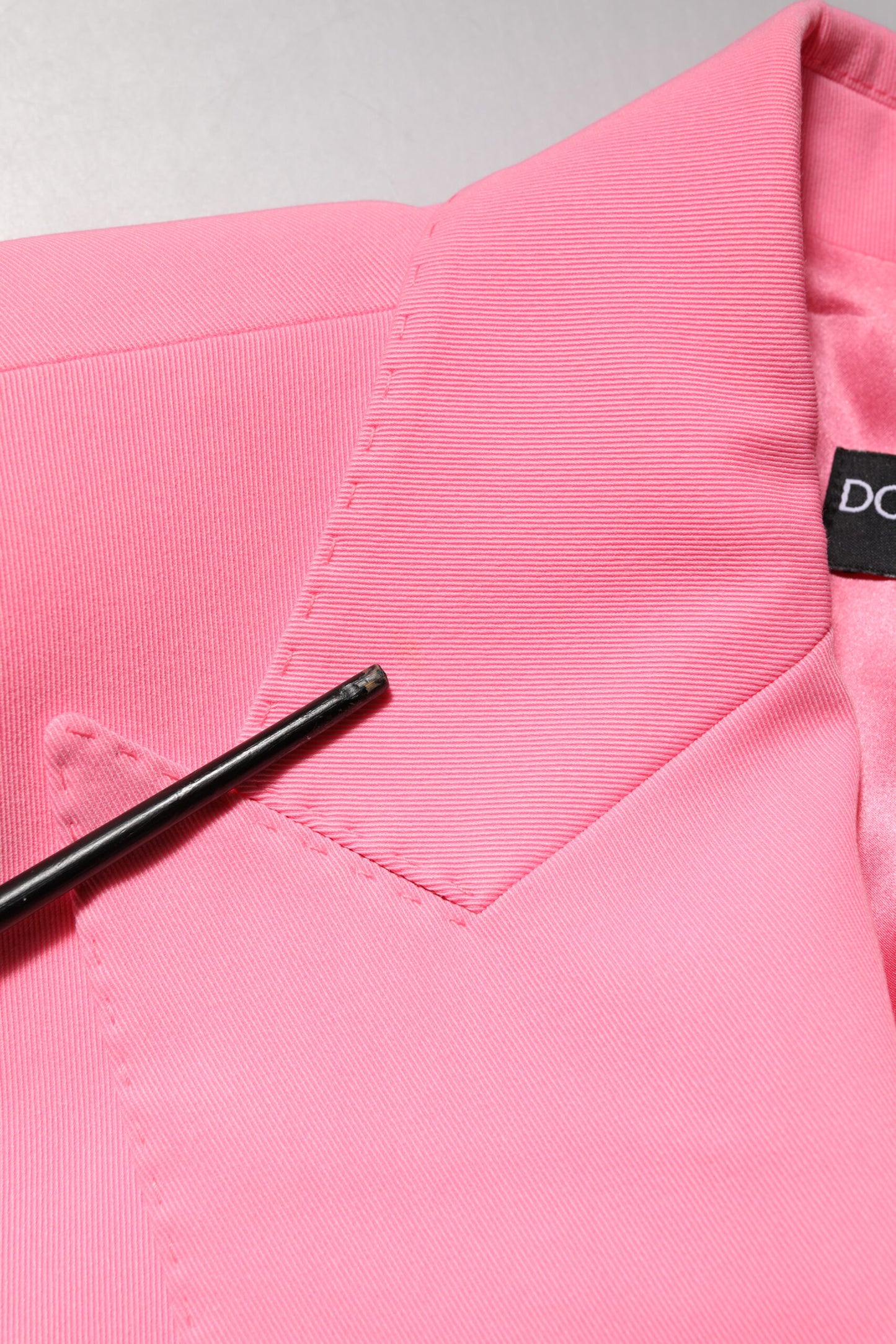 Dolce & Gabbana Pink Double Breasted Women Coat Jacket