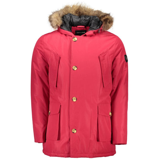 Red Polyester Jacket