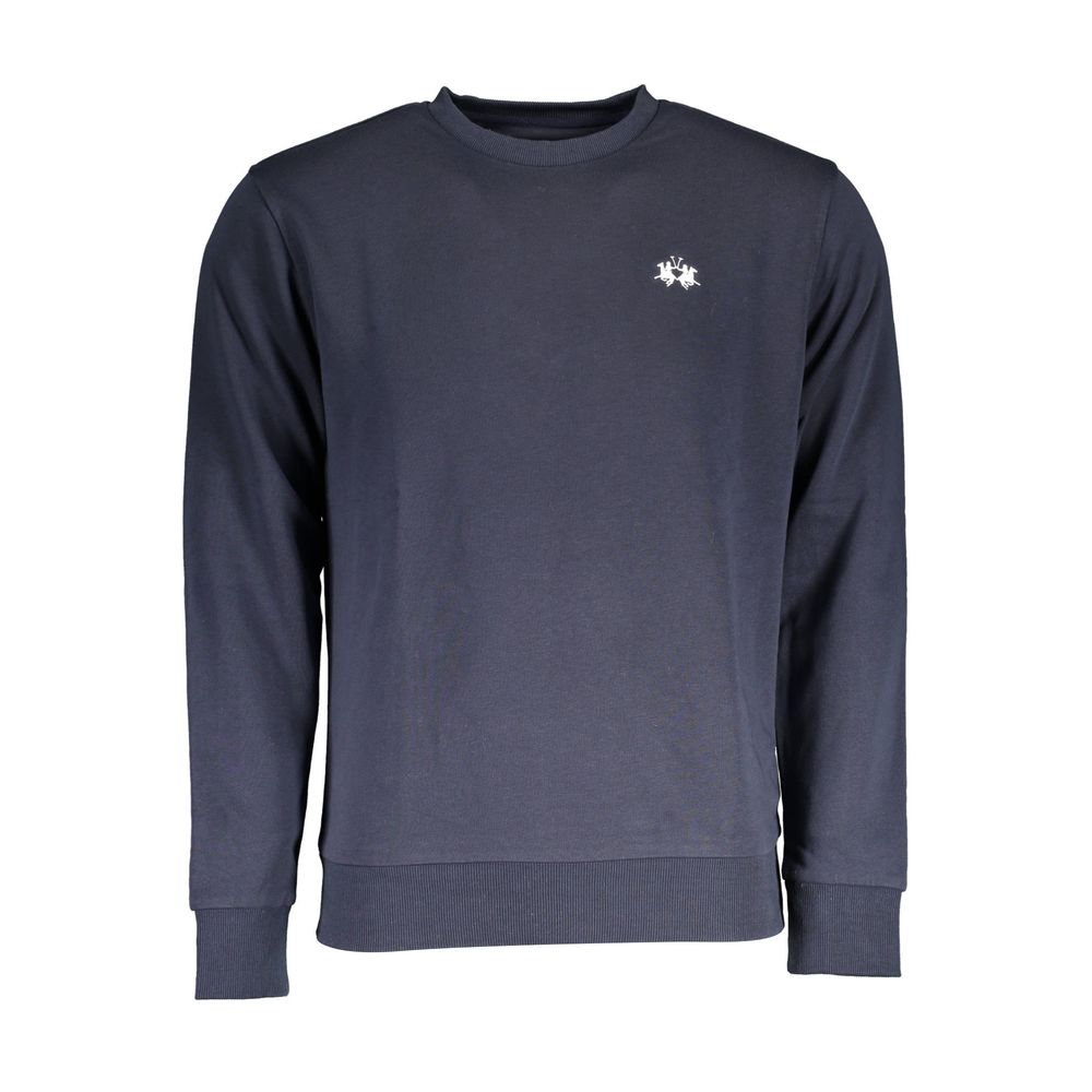 La Martina Black Cotton Men's Sweatshirt
