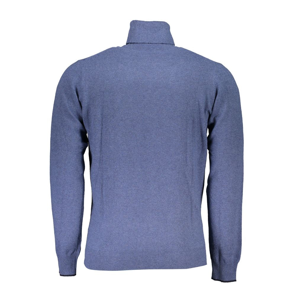 North Sails Blu Poliammide Men Sweater Turtleneck