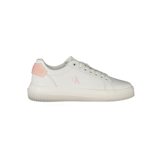 Calvin Klein White Polyester Sneaker