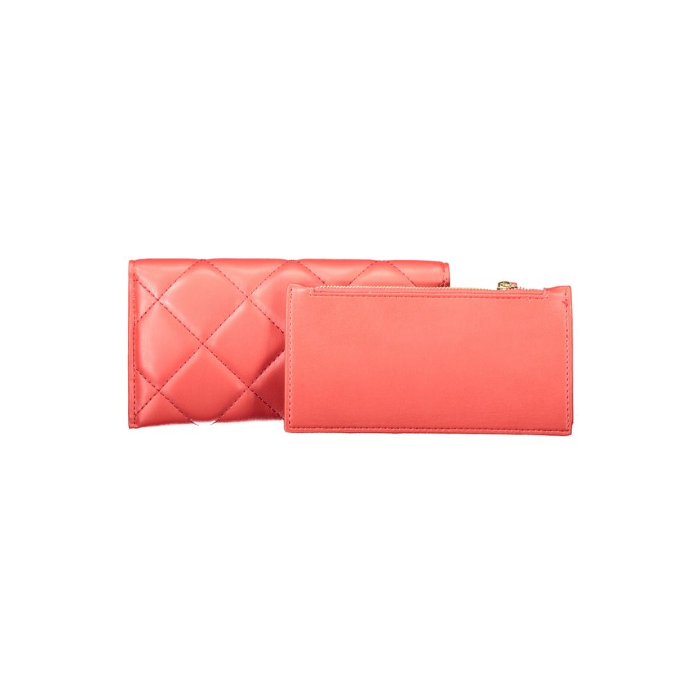Red Polyethylene Women Wallet
