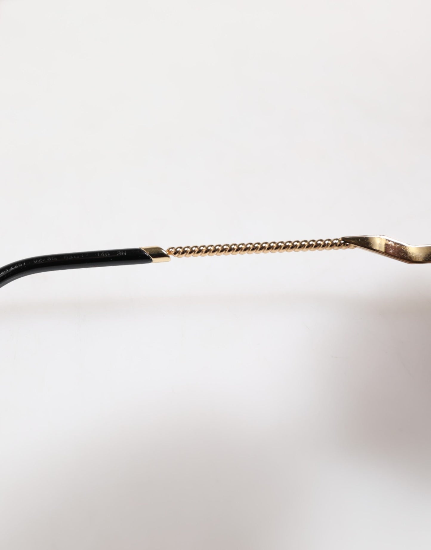 DG2267 Black Gold Metal Full Rim Square Sunglasses