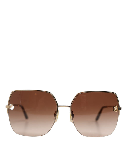 Gold Brown Gradient Square DG2267 Eyewear Sunglasses