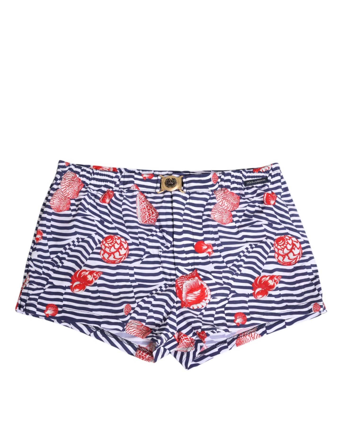 Multicolor Striped Beachwear Swim Trunk Swimwear