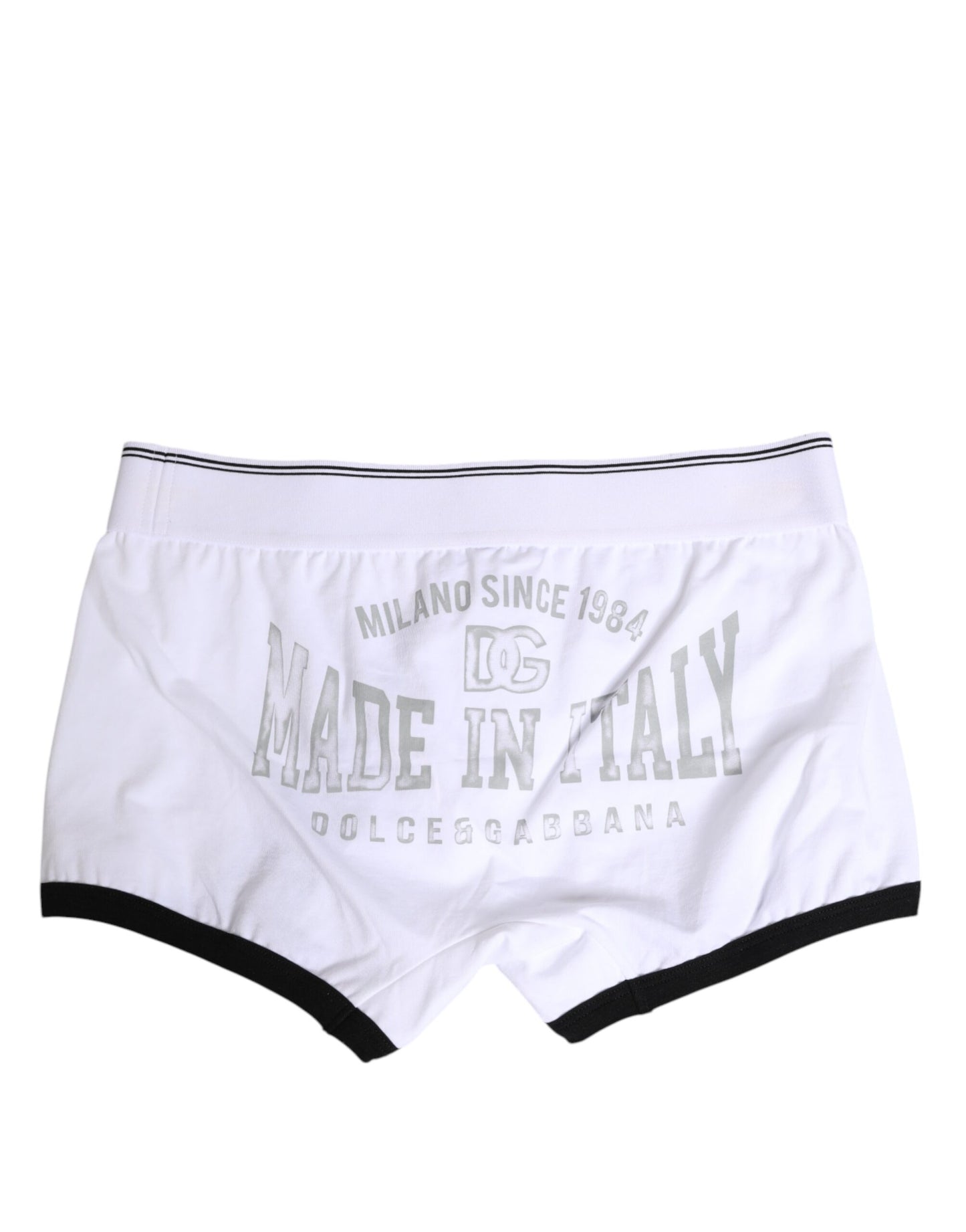 White Cotton Men Regular Boxer Underwear